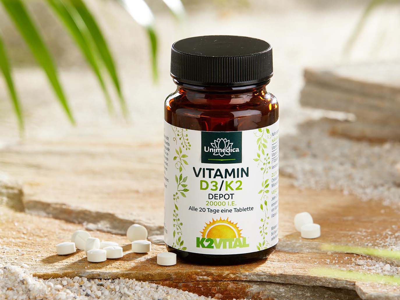 Vitamin D3 / K2 Depot  180 comprimés  d'Unimedica