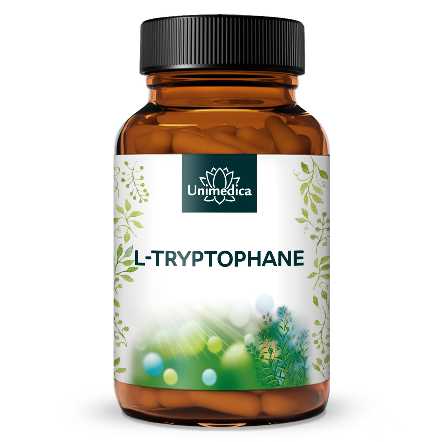 L-tryptophane - 500 mg par dose journalière (1 gélule) - 240 gélules - de Unimedica