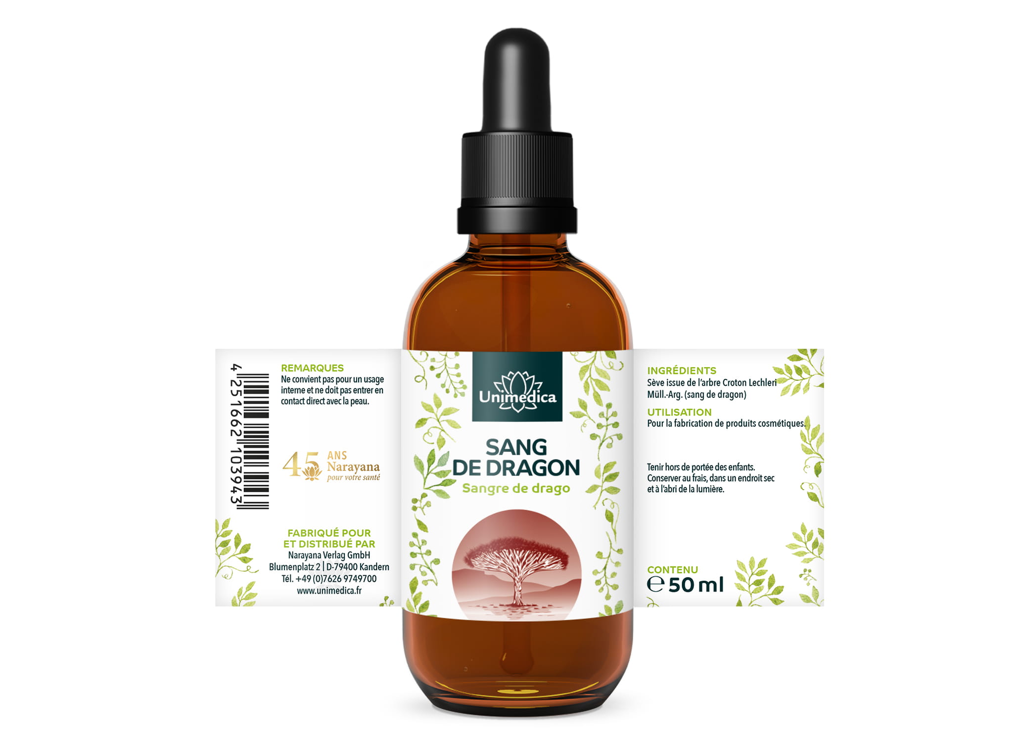 Sang de dragon "Sangre de Drago" - 50 ml - par Unimedica