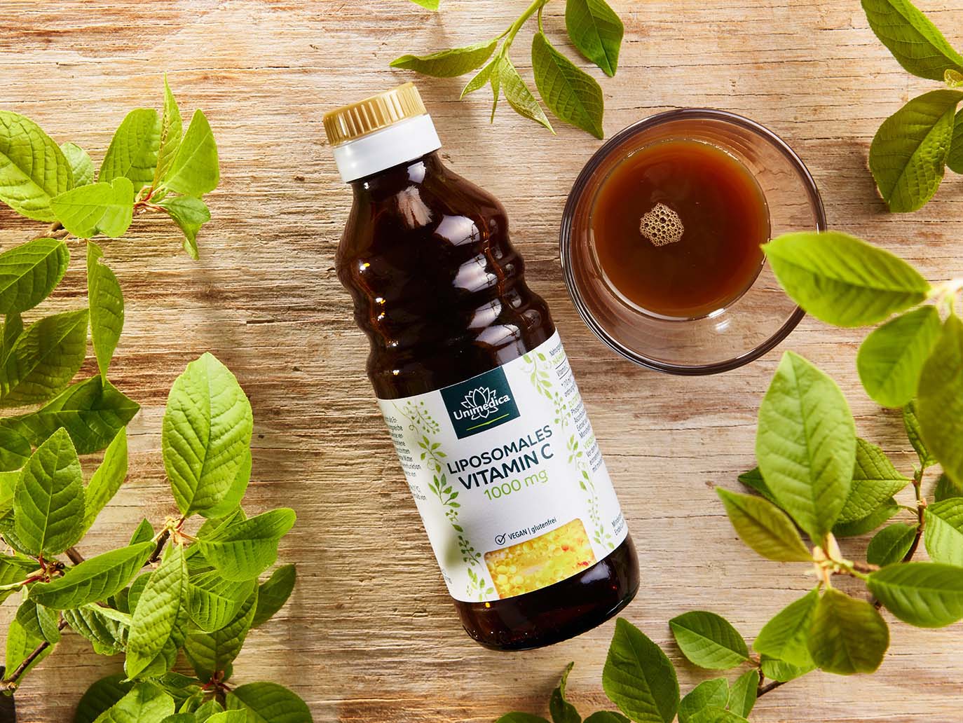 Vitamine C liposomale - 1 000 mg par dose journalière (10 ml) - 250 ml - de Unimedica