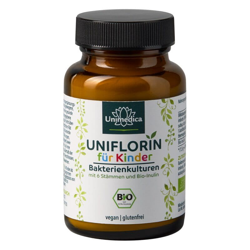 Uniflorin for Children  bacterial culture with 6 strains and organic inulin  48 g powder  from Unimedica