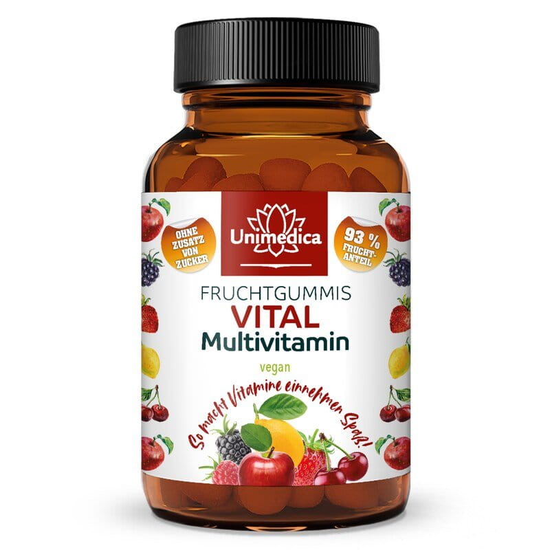 VITAL - Multivitamines  bonbons fruités - 60 bonbons - par Unimedica
