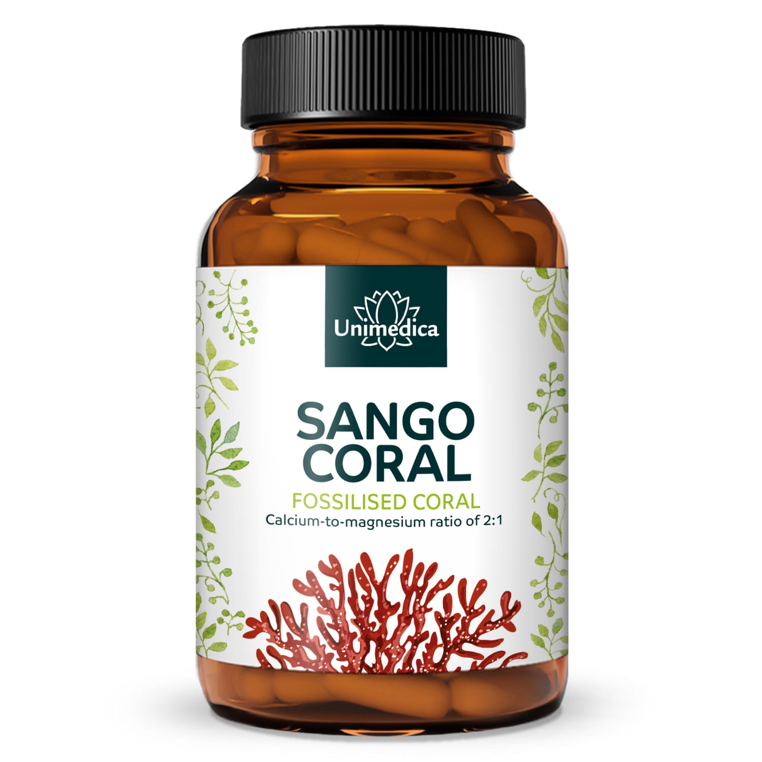 Sango coral - 90 % fossil coral - 180 capsules