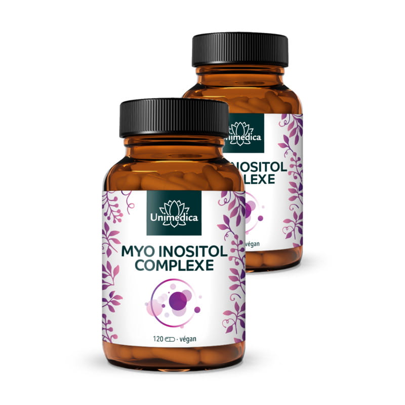 Complexe myo-inositol  avec folates et vitamine B6 - 120 gélules - par Unimedica