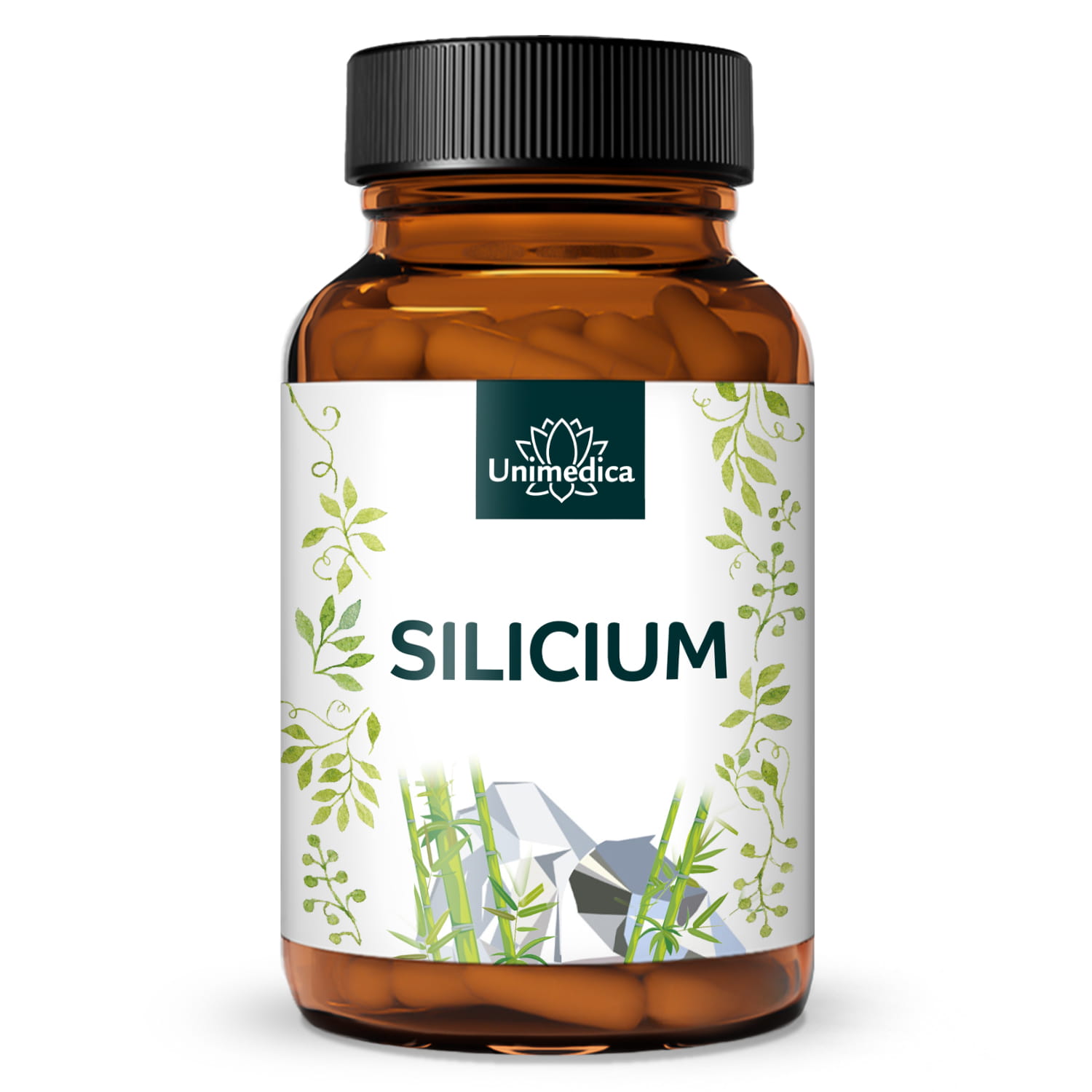 Silicium issu d'extrait de bambou avec zinc - 60 gélules