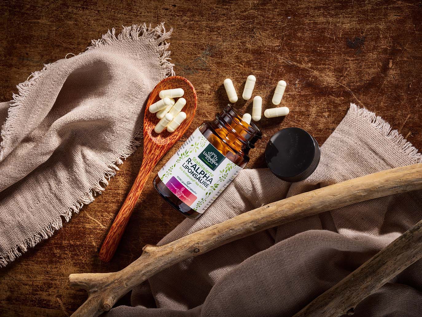 R-Alpha-Liponsäure Sodium - Bio Enhanced®  - 240 mg pro Tagesdosis (2 Kapseln)  - 60 Kapseln - von Unimedica