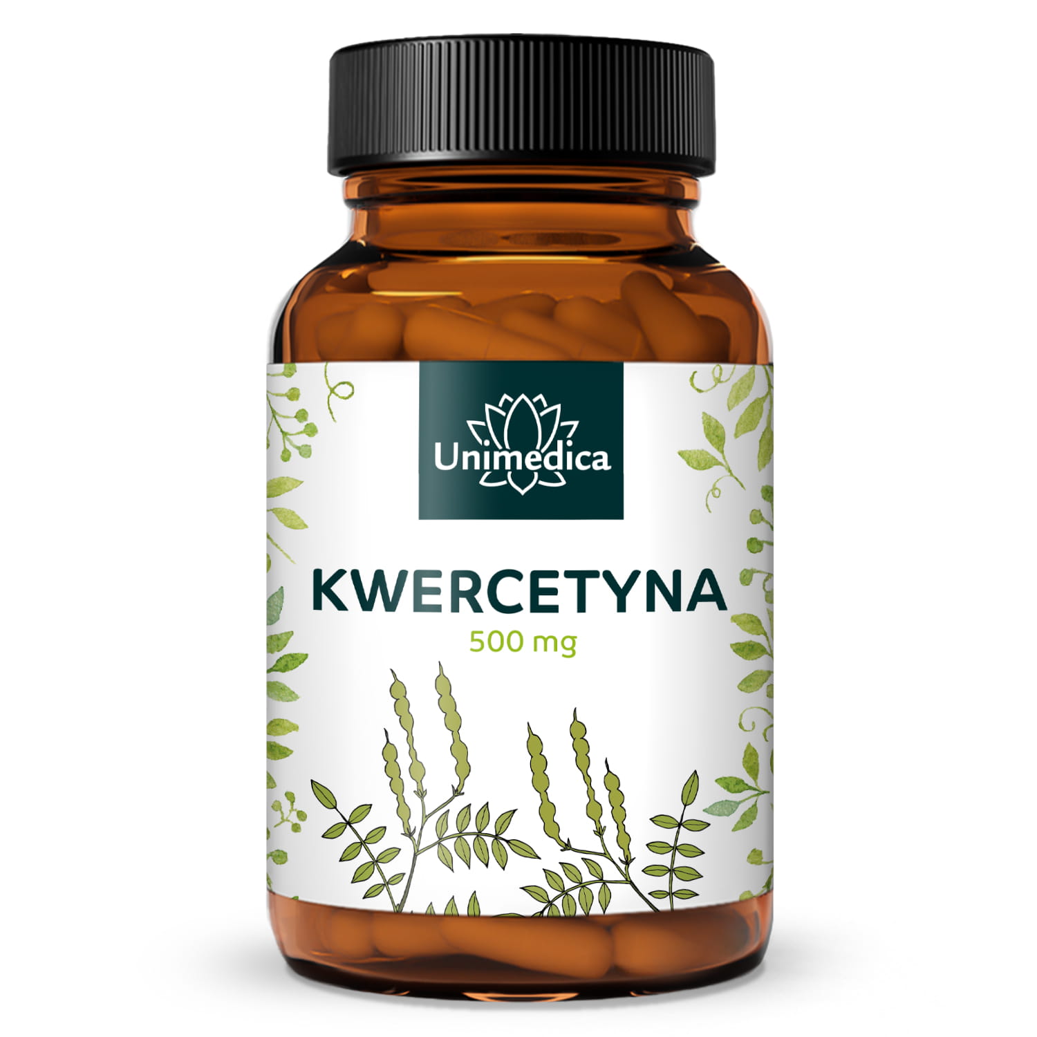 Kwercetyna - 500 mg na porcję dzienną (1 kapsułka) - 120 kapsułek - od Unimedica