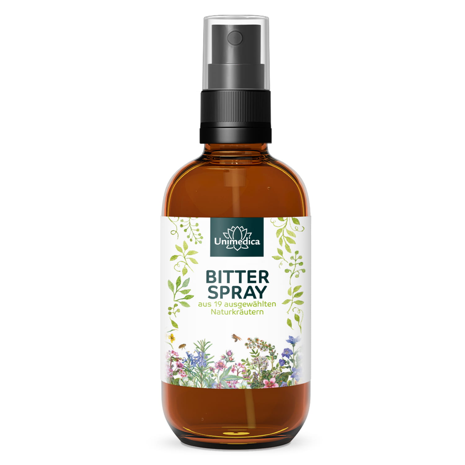 Bitterspray - aus 19 ausgewählten Naturkräutern - 50 ml - von Unimedica