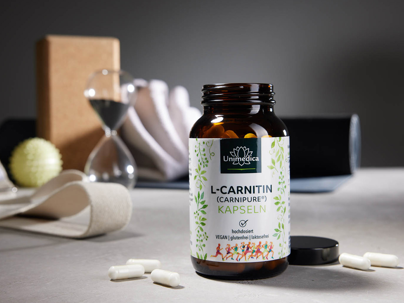 L-carnitine (Carnipure®) - 2000 mg par dose journalière - 120 gélules  par Unimedica