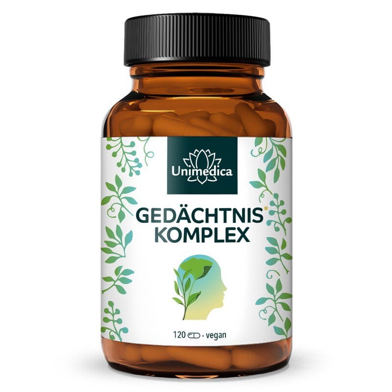 Gedächtnis* Komplex - 120 Kapseln - von Unimedica