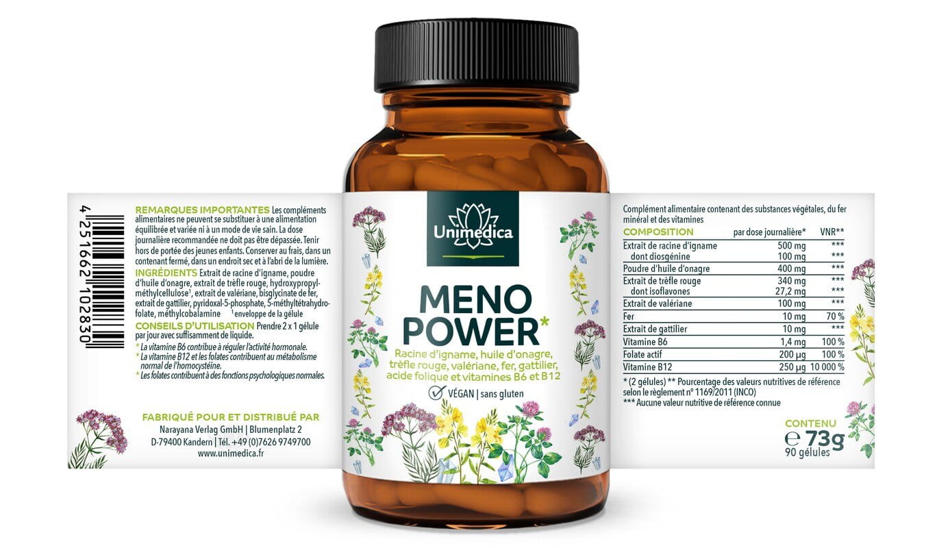Menopower - 90 gélules - par Unimedica