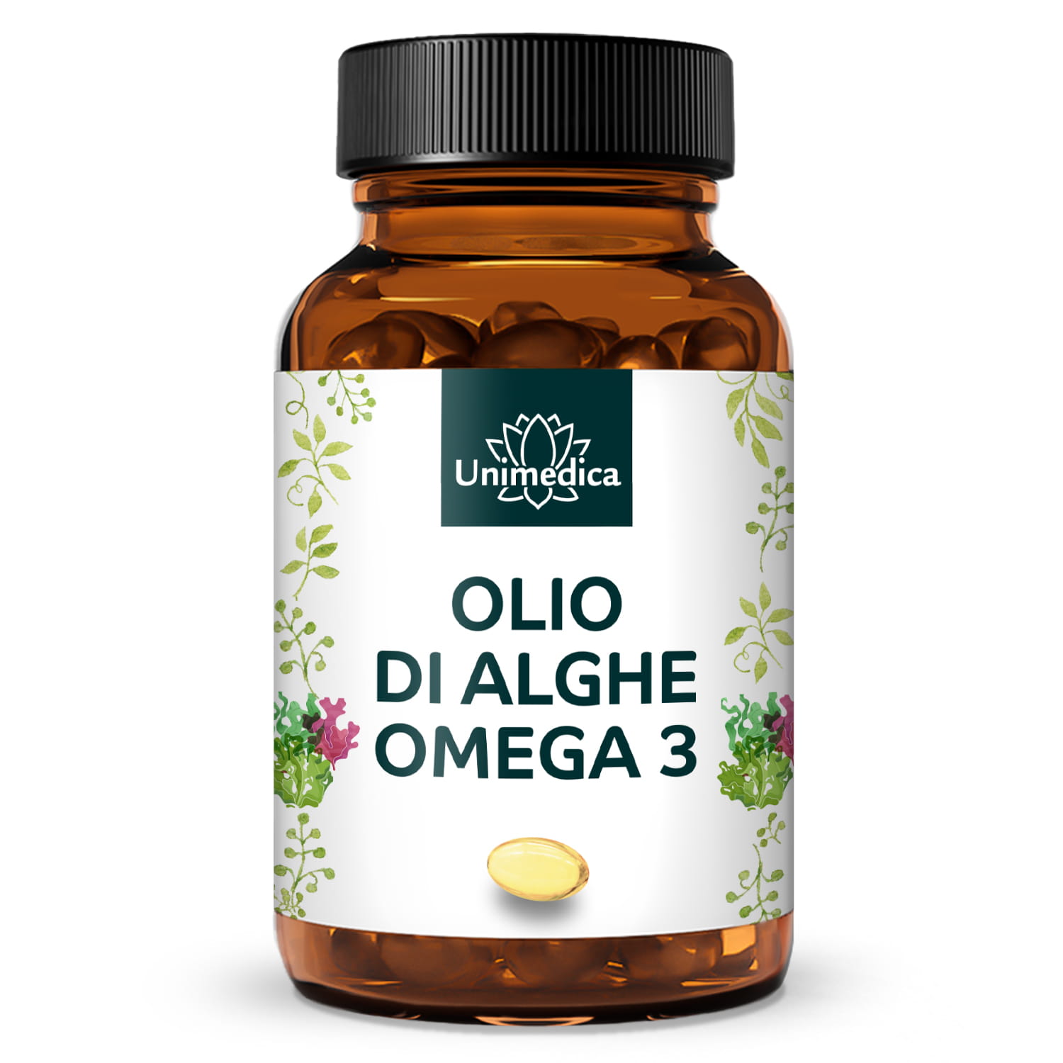 Omega-3 olio di alghe in capsule - vegano - 90 capsule