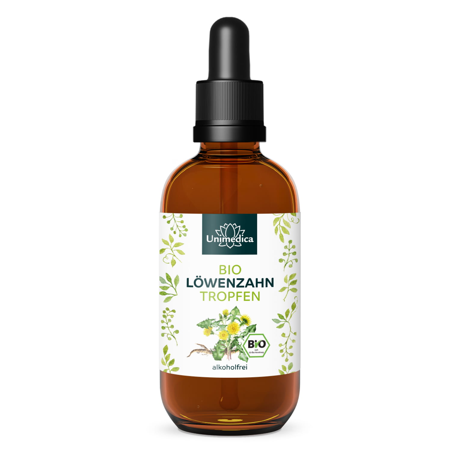 Bio Löwenzahn Tropfen - alkoholfrei - 100 ml - von Unimedica