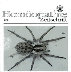 Homöopathie Zeitschrift 1992-II Tarantula als CD-ROMMÄNGELEXEMPLAR