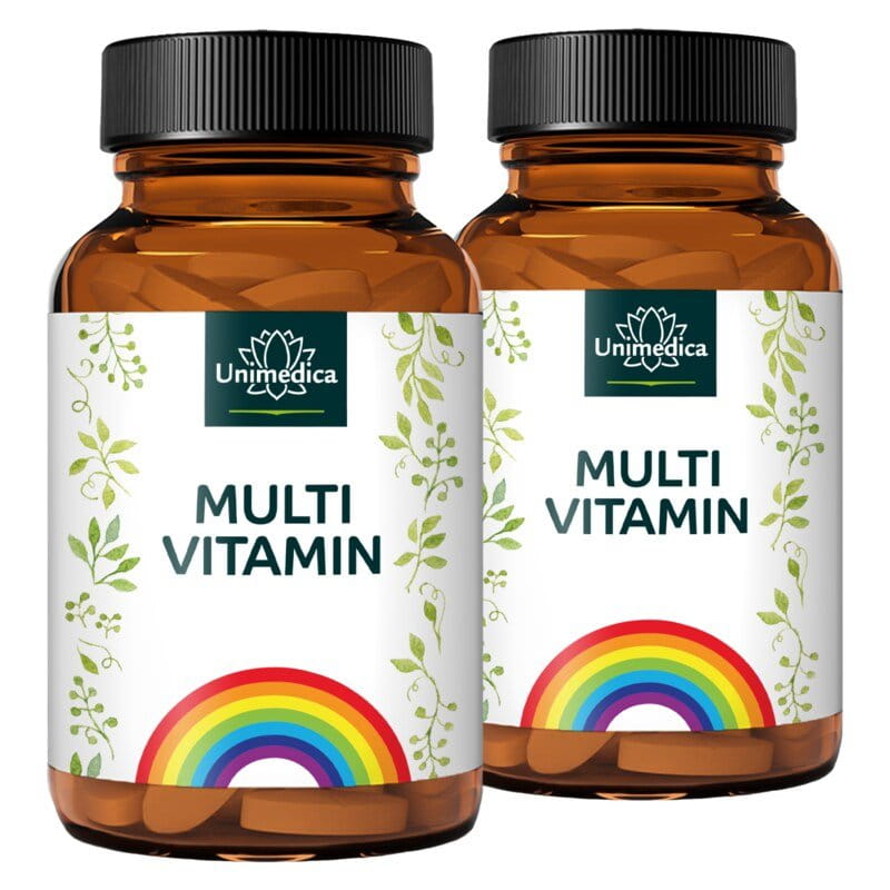 2er-Sparset: Multivitamin - 2 x 450 Tabletten - von Unimedica
