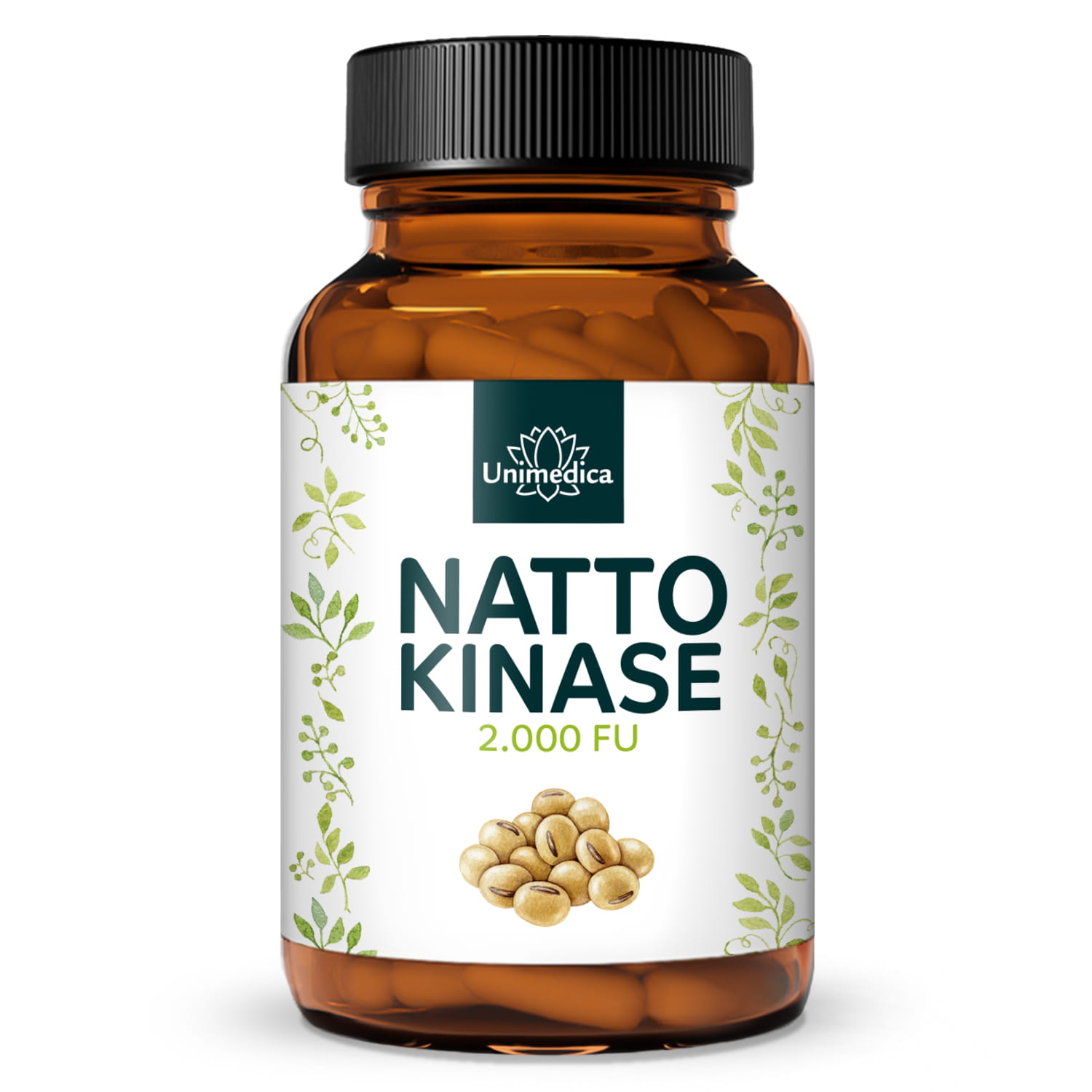 Nattokinase - 100 mg / 2 000 FU hautement dosée - 180 gélules - par Unimedica